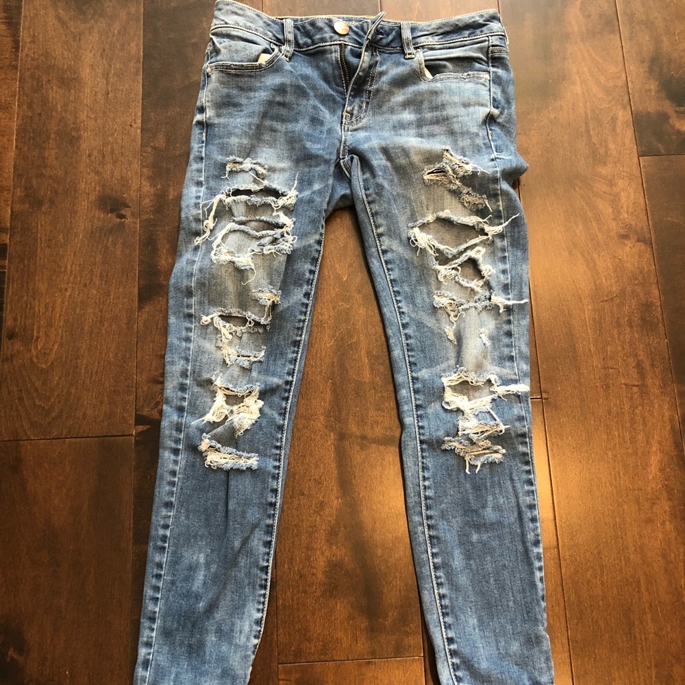 American Eagle super stretch ankle jegging